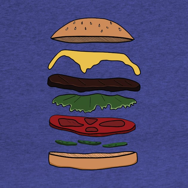 colored burger layers by fradj